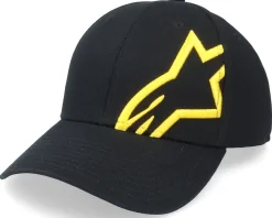 Motor-Alpinestars Corp Snap 2 Hat Black/Gold Adjustable -