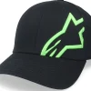Online Alpinestars Corp Snap 2 Hat Black/Green Adjustable -