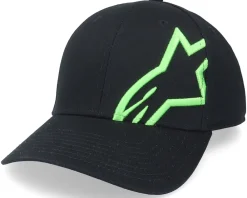 Online Alpinestars Corp Snap 2 Hat Black/Green Adjustable -
