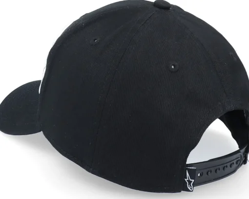Adjustable-Alpinestars Corp Snap 2 Hat Black/White Flexfit -