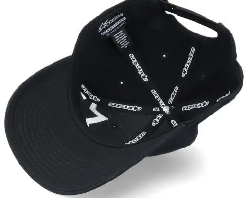 Adjustable-Alpinestars Corp Snap 2 Hat Black/White Flexfit -
