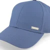 New Seeberger Cotton Fabric Baseball Cap Steel Blue Adjustable -