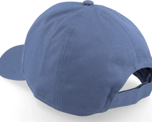 New Seeberger Cotton Fabric Baseball Cap Steel Blue Adjustable -