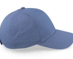 New Seeberger Cotton Fabric Baseball Cap Steel Blue Adjustable -