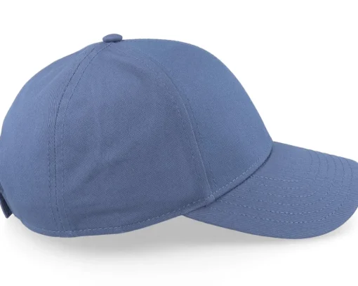 New Seeberger Cotton Fabric Baseball Cap Steel Blue Adjustable -