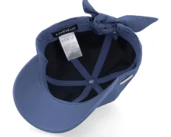Fashion Seeberger Cotton Fabric Baseball Cap Steel Blue Dad Cap -