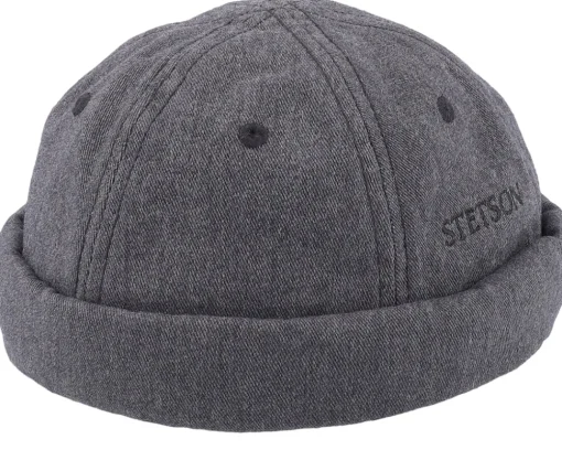 Discount Stetson Cotton Melange Black Docker -