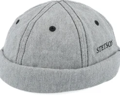 Clearance Stetson Cotton Melange Light Grey Docker -