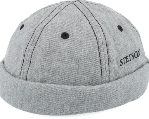 Clearance Stetson Cotton Melange Light Grey Docker -