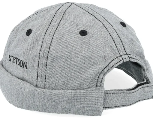 Clearance Stetson Cotton Melange Light Grey Docker -