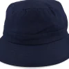 Outlet MJM Hats Cotton Mix Recycled Pet Navy Bucket - Blue