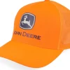 Trucker-John Deere Cotton Twill Blaze Orange Trucker -
