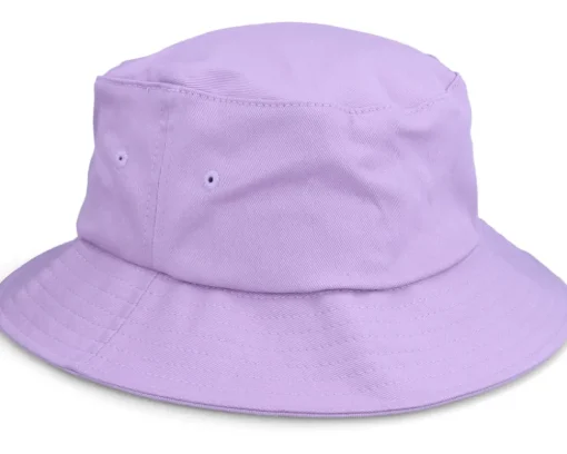 Buckets-Flexfit Cotton Twill Lilac Bucket -
