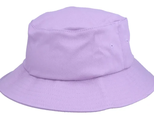 Buckets-Flexfit Cotton Twill Lilac Bucket -