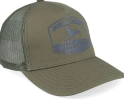 Trucker-John Deere Cotton Twill Mesh Cap Olive Trucker -