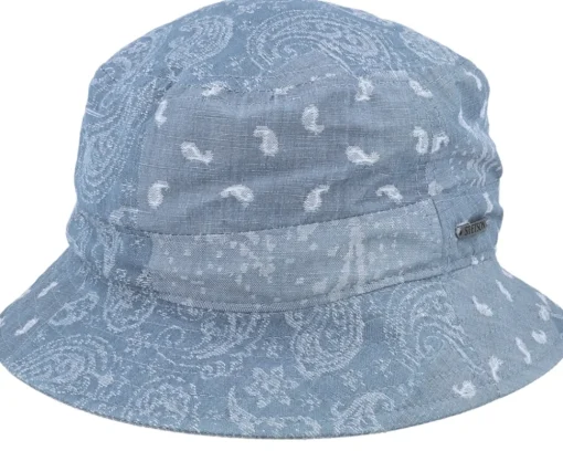 Buckets-Stetson Cotton/Linen Blue Bucket -