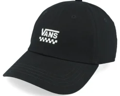 Dad Cap | Skate-Vans Court Side Curved Bill Jockey Dad Cap - Black