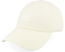 Dad Cap-Vans Court Side Curved Bill Jockey Almond Oil Dad Cap - Beige