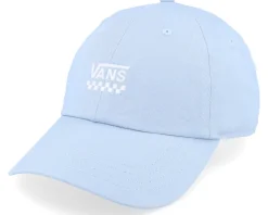 Skate-Vans Court Side Curved Bill Jockey Dusty Dad Cap - Blue