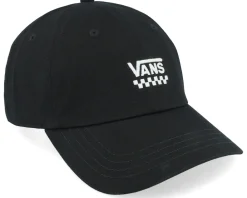 Dad Cap | Skate-Vans Court Side Curved Bill Jockey Dad Cap - Black