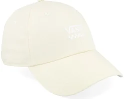 Dad Cap-Vans Court Side Curved Bill Jockey Almond Oil Dad Cap - Beige