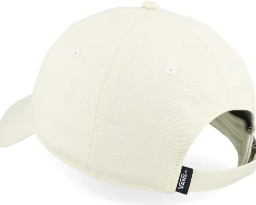 Dad Cap-Vans Court Side Curved Bill Jockey Almond Oil Dad Cap - Beige