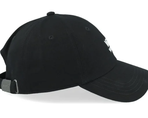 Dad Cap | Skate-Vans Court Side Curved Bill Jockey Dad Cap - Black