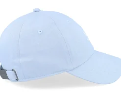 Skate-Vans Court Side Curved Bill Jockey Dusty Dad Cap - Blue