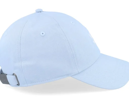 Skate-Vans Court Side Curved Bill Jockey Dusty Dad Cap - Blue