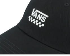 Dad Cap | Skate-Vans Court Side Curved Bill Jockey Dad Cap - Black