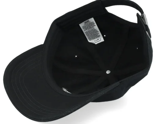 Dad Cap | Skate-Vans Court Side Curved Bill Jockey Dad Cap - Black