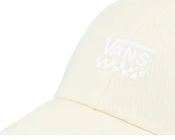 Dad Cap-Vans Court Side Curved Bill Jockey Almond Oil Dad Cap - Beige