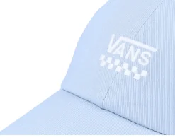 Skate-Vans Court Side Curved Bill Jockey Dusty Dad Cap - Blue