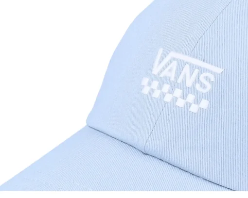 Skate-Vans Court Side Curved Bill Jockey Dusty Dad Cap - Blue