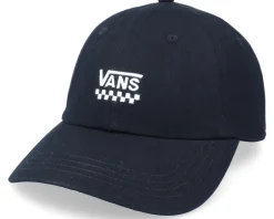 Dad Cap | Skate-Vans Court Side Curved Bill Jockey Dad Cap - Black