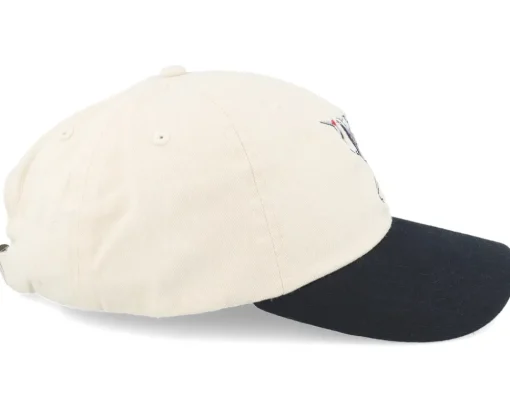 Dad Cap-Wild Spirit Crane Washed Stone/Black Dad Cap -