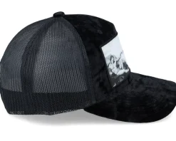 Trucker | Velvet Caps-Calza Pennello Creation Of Adam Velvet Black A-frame Trucker -