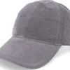 New Atlantis Creep Grigio Scuro Charcoal Thin Cord Dad Cap - Grey
