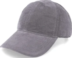 New Atlantis Creep Grigio Scuro Charcoal Thin Cord Dad Cap - Grey