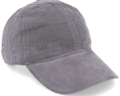 New Atlantis Creep Grigio Scuro Charcoal Thin Cord Dad Cap - Grey