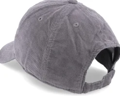 New Atlantis Creep Grigio Scuro Charcoal Thin Cord Dad Cap - Grey