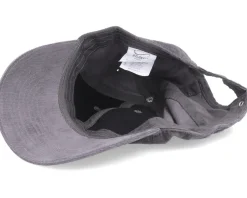 New Atlantis Creep Grigio Scuro Charcoal Thin Cord Dad Cap - Grey