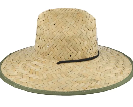 Sun Hat-Brixton Crest Sun Tan/Olive Surplus Straw Hat -