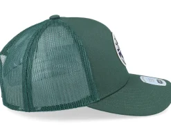 Trucker-Brixton Crest X Medium Profile Mesh Cap Trekking Green Trucker -