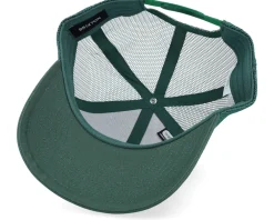 Trucker-Brixton Crest X Medium Profile Mesh Cap Trekking Green Trucker -