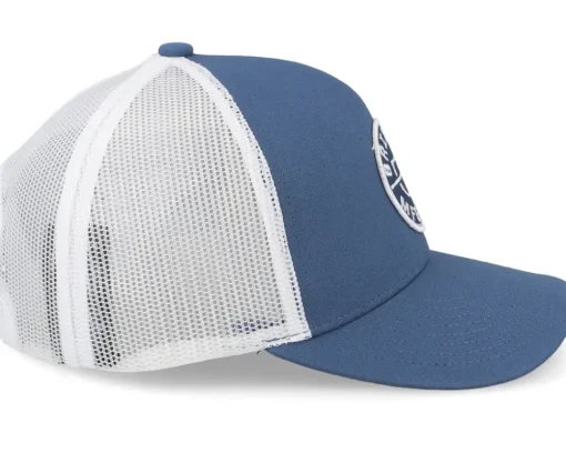 Organic Caps-Brixton Crest X Mesh Joe /White Trucker - Blue