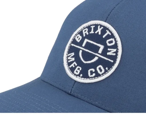 Organic Caps-Brixton Crest X Mesh Joe /White Trucker - Blue