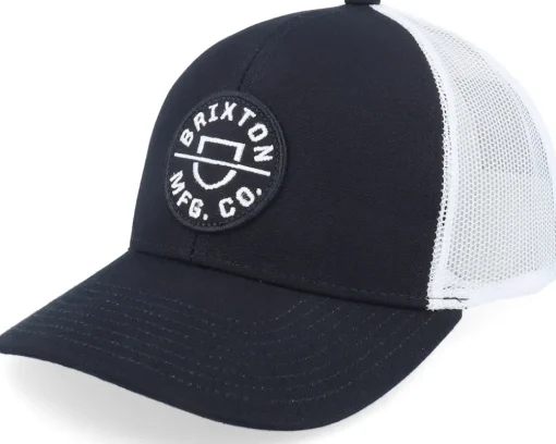 Organic Caps-Brixton Crest X Mesh Joe /White Trucker - Blue