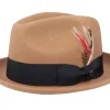 Trilby Hats-Jaxon & James Crushable Blues Pecan Trilby -