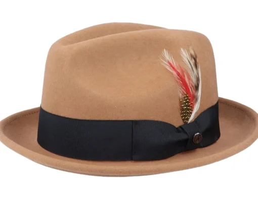 Trilby Hats-Jaxon & James Crushable Blues Pecan Trilby -